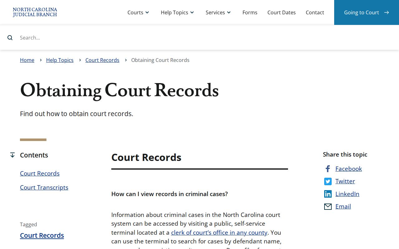 Halifax County criminal court records access instructions
