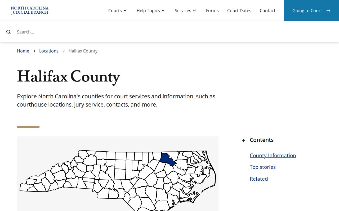 Halifax County criminal records court and custody hub