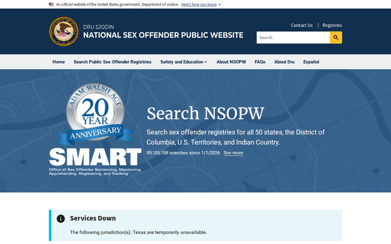 NSOPW cross-state sex offender search for Halifax County residents